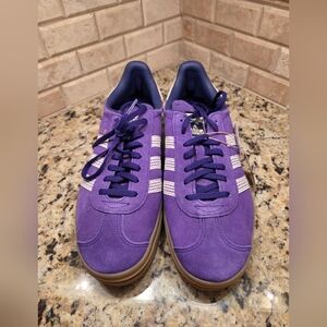 Adidas Gazelle Bold Purple Sneakers with White Accents